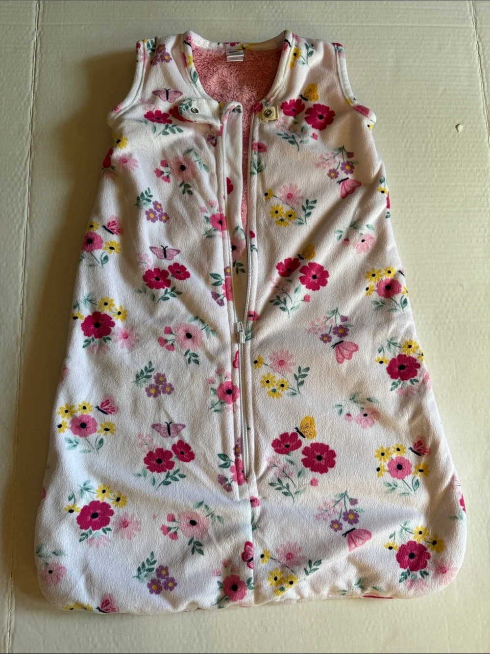 Floral Sleeveless Sleep Sack - Pink Floral